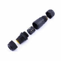 Connettore a 3 poli impermeabile LCB per cavi da 0,5-1mm² 220-240V, IP68 da esterno, certificato CE RoHS