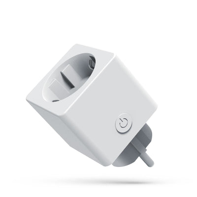 Presa WiFi Intelligente Spectrum con misuratore di consumo 230V, 16A, IP20, compatibile con Google Home e Alexa, Bianco