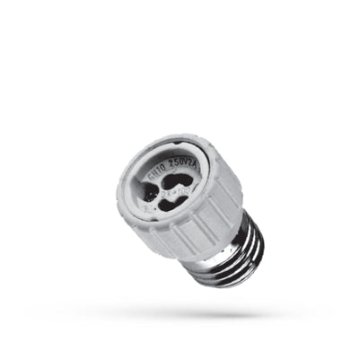 Spectrum E27 to GU10 adapter IP20, 230V, white housing for seamless LED conversion
