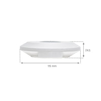 Sensore PIR smart Spectrum 360° da superficie, carico 2000W, raggio 8m, 1-10V, Wi-Fi BT, IP20, 230V