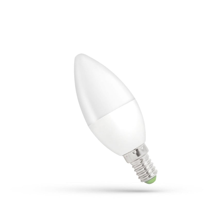 Spectrum LED candle lamp C37 E14 6W warm white 3000K 520 lumens IP20 ideal for ambient lighting