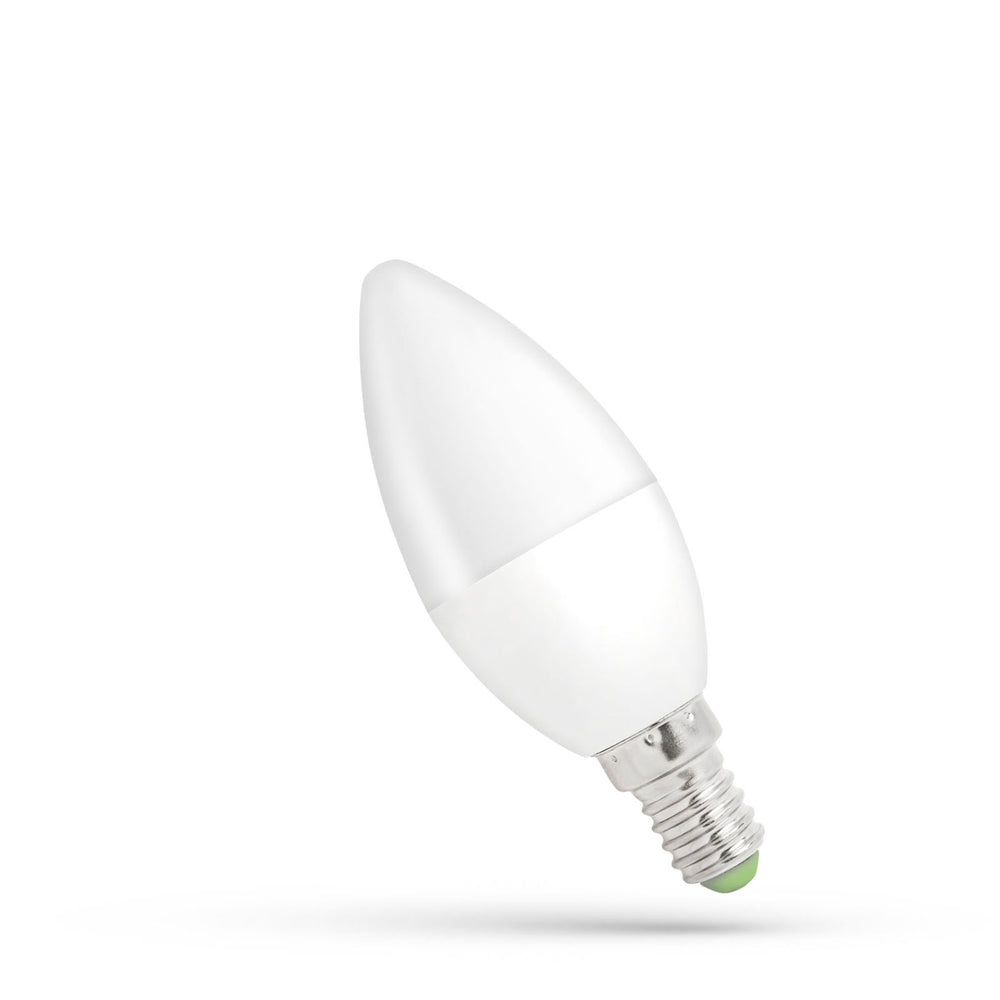 Spectrum LED candle lamp C37 E14 6W warm white 3000K 520 lumens IP20 ideal for ambient lighting
