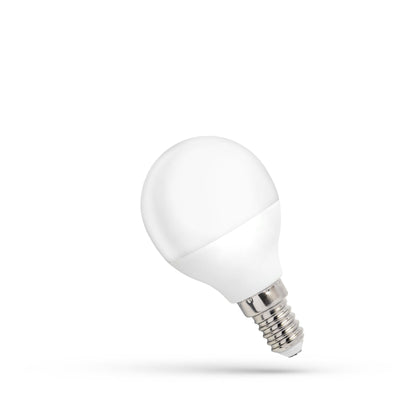 Spectrum LED globo G45 E14 230V 4W 3000K bianco caldo, 320 lumen utili, IP20, angolo del raggio 160°, CRI 80, non dimmerabile