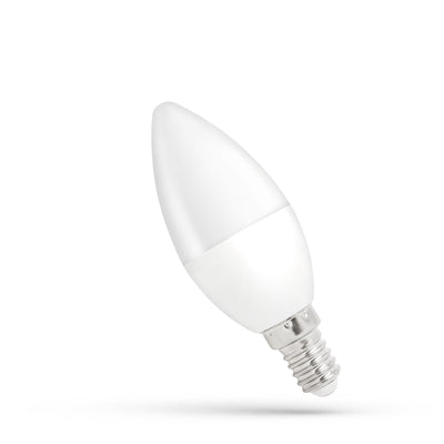 Spectrum LED candle lamp C37 E14 230V 4W warm white, 3000K, 320 lumens, 200° beam angle, non-dimmable