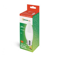 Lampada a candela a LED Spectrum C37 E27 bianco caldo 3000K 6W 520 lumen 160° - perfetta atmosfera in casa