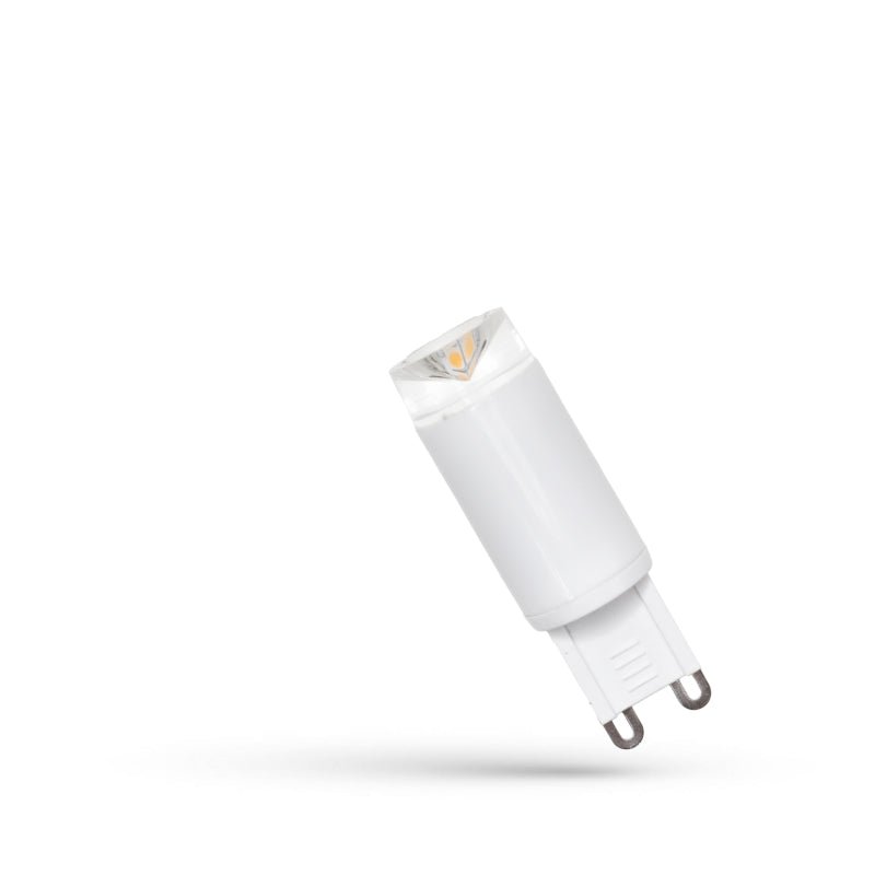 Spectrum LED G9 230V 2.5W 3000K warm white ceramic lamp, 190 lumens, 100° angle, long lifespan, CRI 80