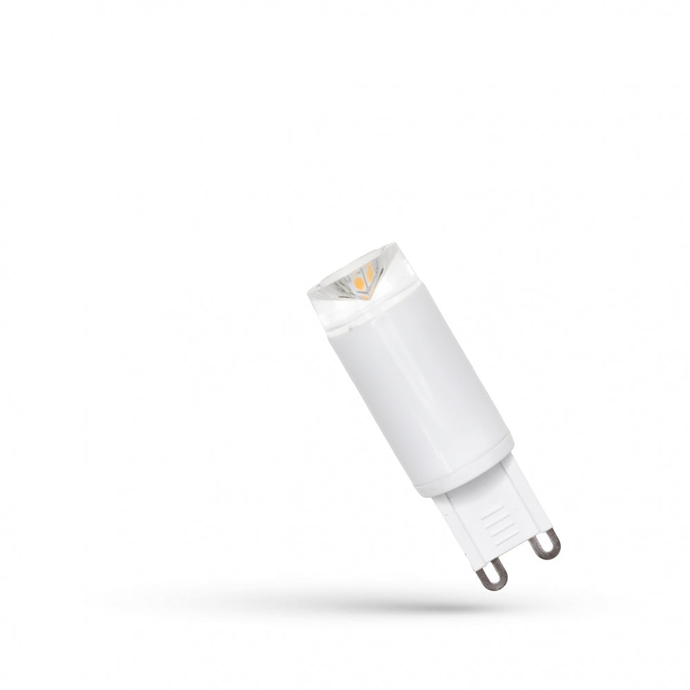 Spectrum LED G9 230V 2.5W 3000K warm white ceramic lamp, 190 lumens, 100° angle, long lifespan, CRI 80