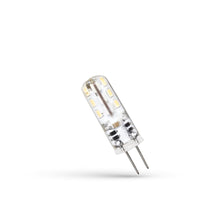 Spectrum LED G4 12V 1,5W silicone bianco caldo 3000K, angolo 270°, 95 lumen, CRI 80, lunga durata, non dimmerabile