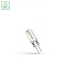 Spectrum LED G4 12V 1,5W silicone bianco caldo 3000K, angolo 270°, 95 lumen, CRI 80, lunga durata, non dimmerabile