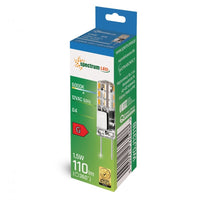 Spectrum LED G4 12V 1.5W silicon 6000K, 110 lumen, CRI 80, non-dimmable, 270° beam angle, energy-efficient