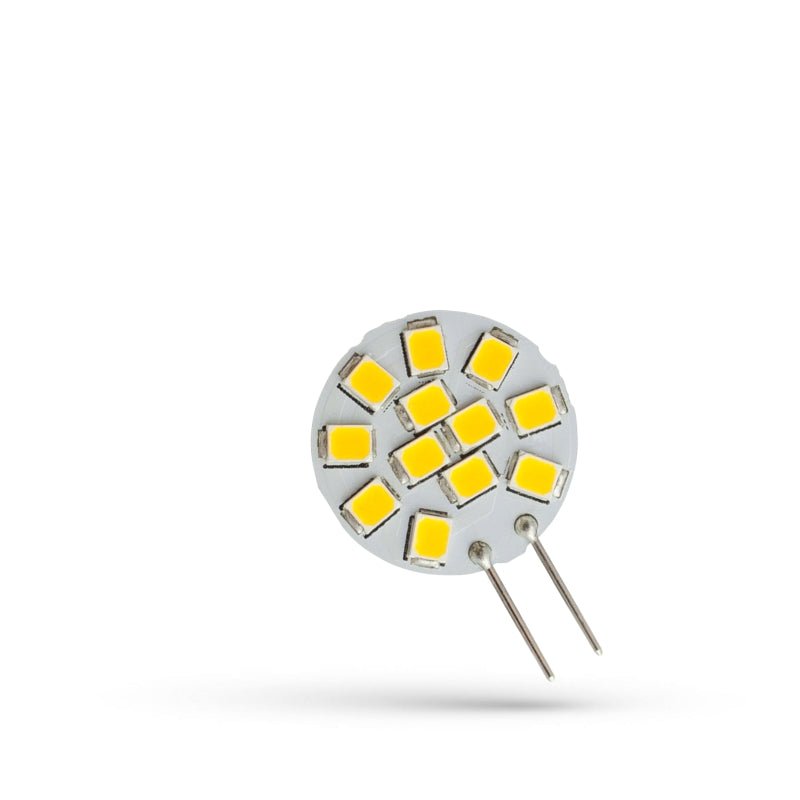 Spectrum LED G4 12V 1.2W 3000K warm white 160 lumen 120° beam angle indoor use