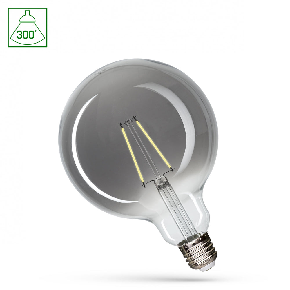 Spectrum LED G125 E27 4.5W 230V 4000K 320 lumen illuminazione bianca naturale durata di 17.000 ore
