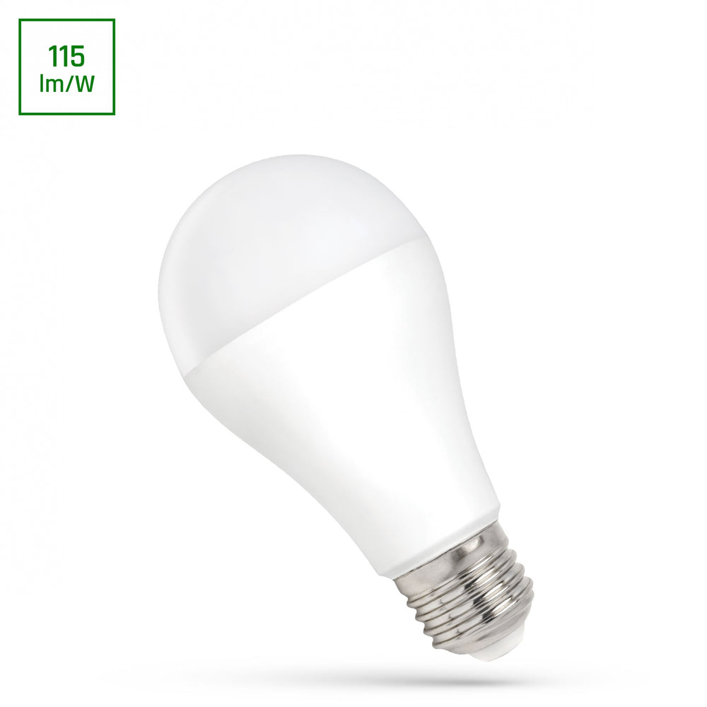 Spectrum LED A65 lamp 20W E27 3000K, 2300 lumen warm white lighting, IP20, 160° beam angle, non-dimmable
