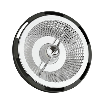 Spectrum LED AR111 GU10 12W black, 4000K neutral white, 45° beam, 1050 lumens, CRI >80, 230V, 2-year warranty