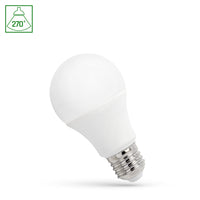 Spectrum LED A60 9W E-27 warm white lamp 3000K, 820 lumens, IP20, non-dimmable, 230V, CRI >80, 270° light beam