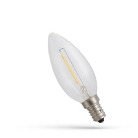 Spectrum LED candle lamp E14 230V 1W 1800K, 60 lumens, 300° light beam, IP20, non-dimmable, warm white light