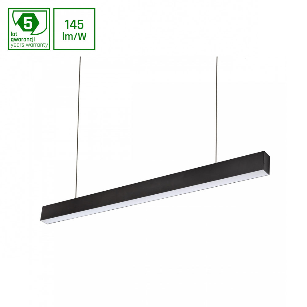 Spectrum allday inspire one 830 LED buislamp 30W nero, 3000K, 4350 lumen, 115° superficie o apparecchio sospeso