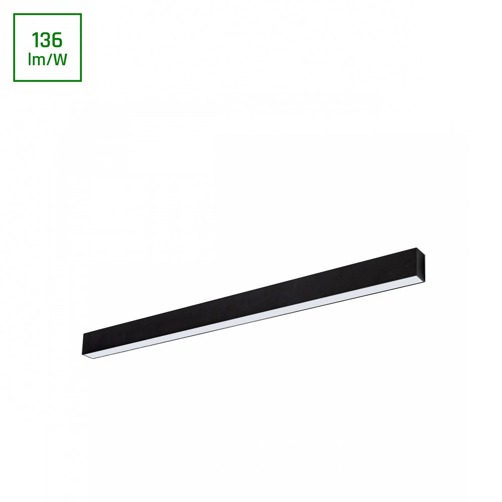 Spectrum Allday GO 36W LED barra luminosa nera 112cm 4000K 115° angolo 4900 lumen IP20 illuminazione durevole